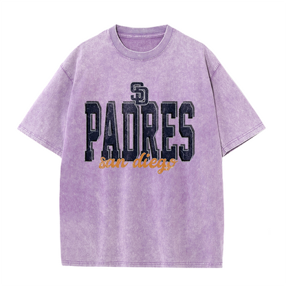 San Diego Classic Varsity Padres Graphic T Shirt