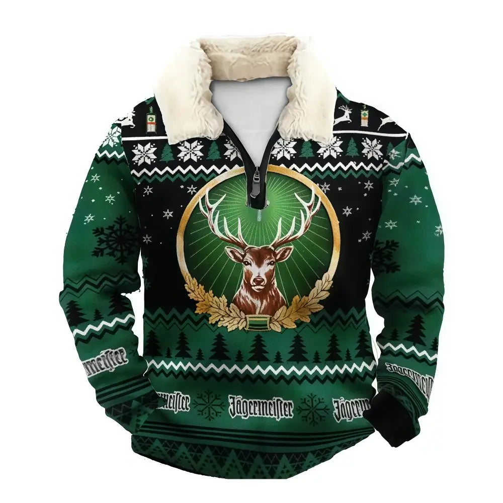 Evergreen Ugly Quarter Zip Sweatshirt & Sweatpant Set