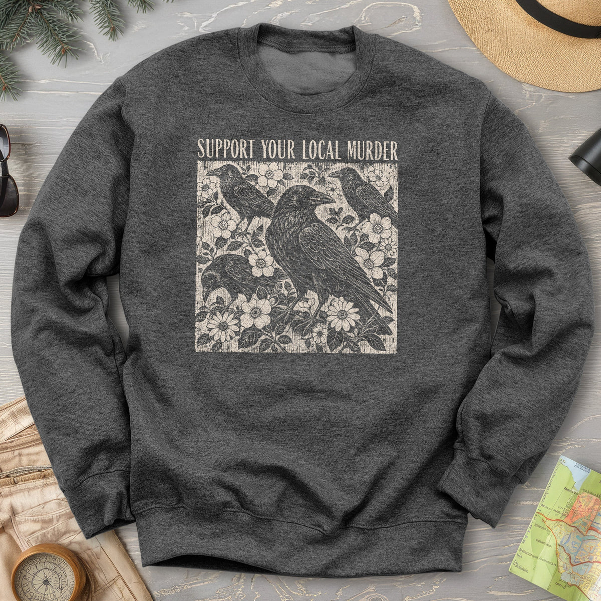 Crow Local Murder Sweatshirt