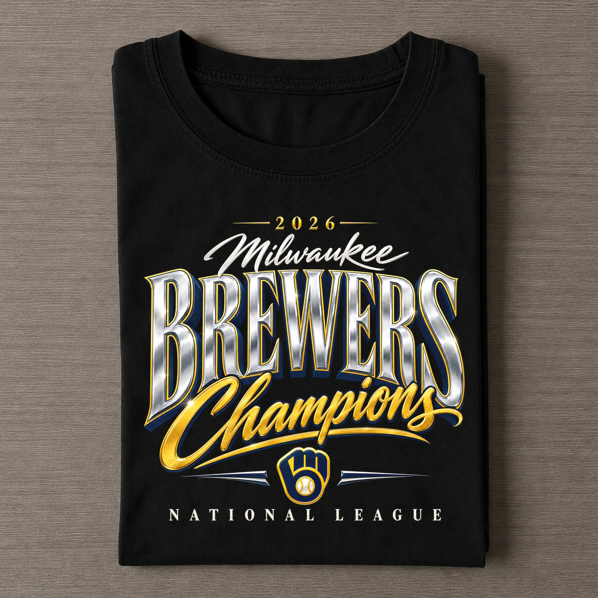 Vintage Milwaukee Brewers Baseball V2 Tee