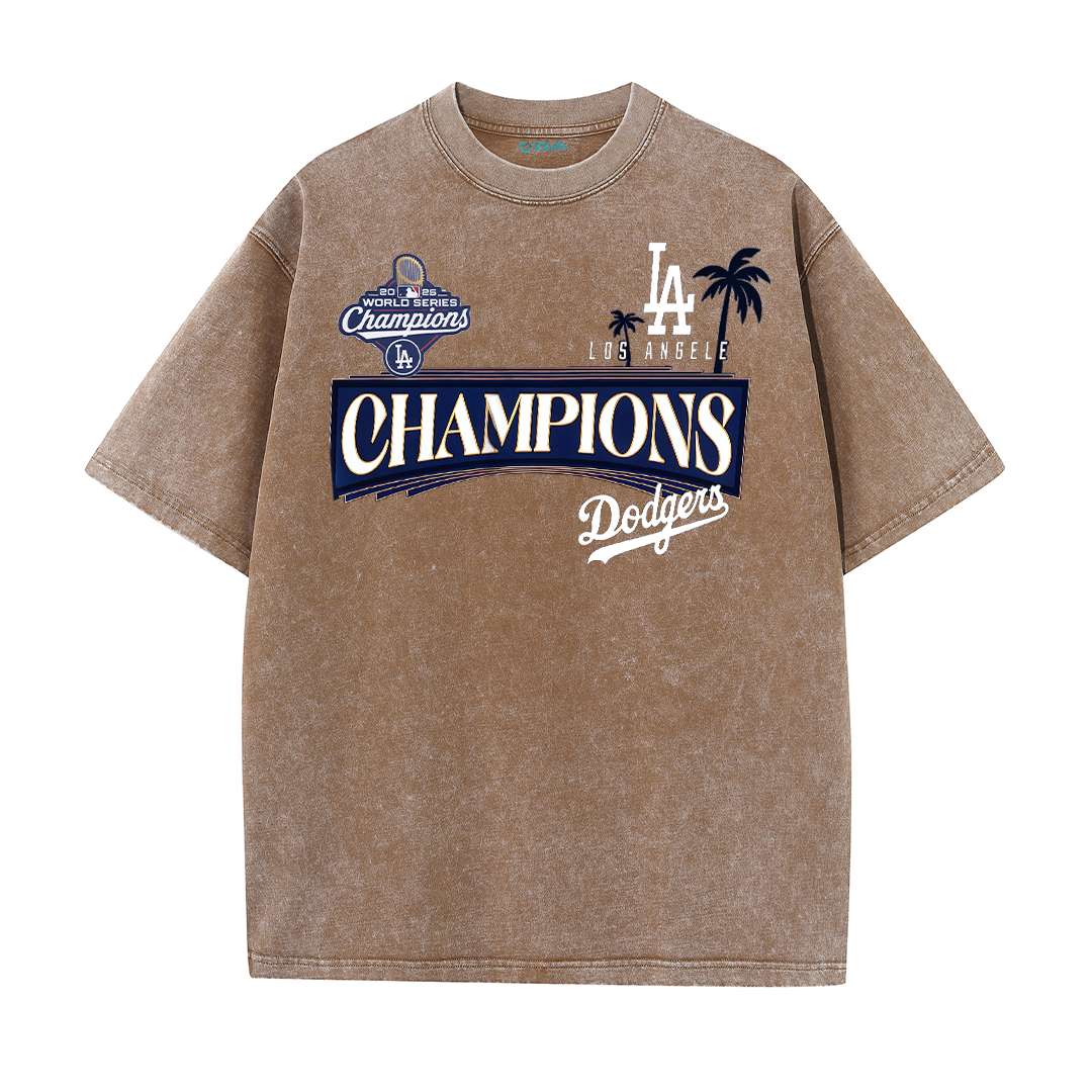 LA Championship Edition Double Print Graphic T-Shirt