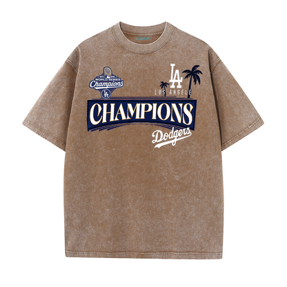 LA Championship Edition Double Print Graphic T-Shirt