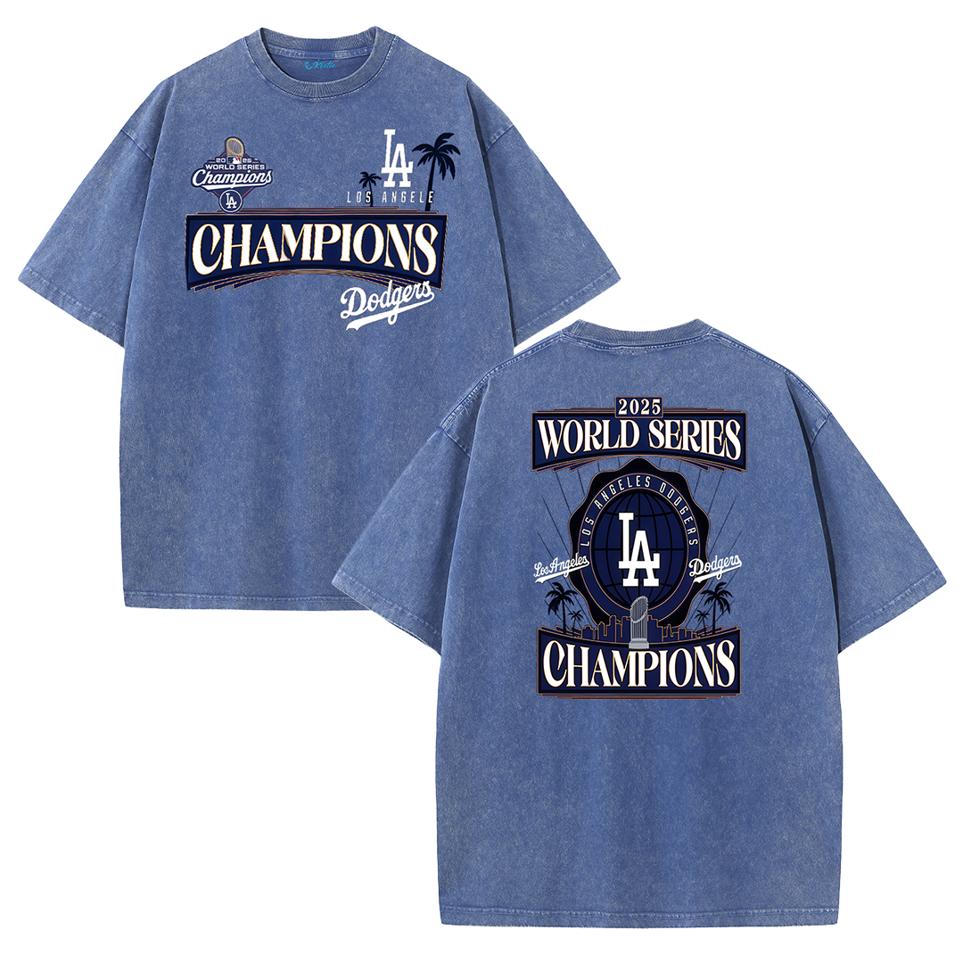 LA Championship Edition Double Print Graphic T-Shirt