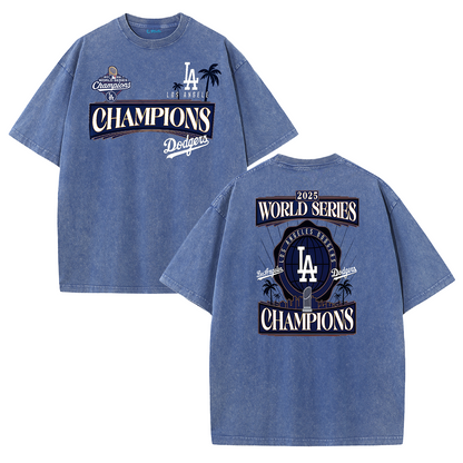 LA Championship Edition Double Print Graphic T-Shirt