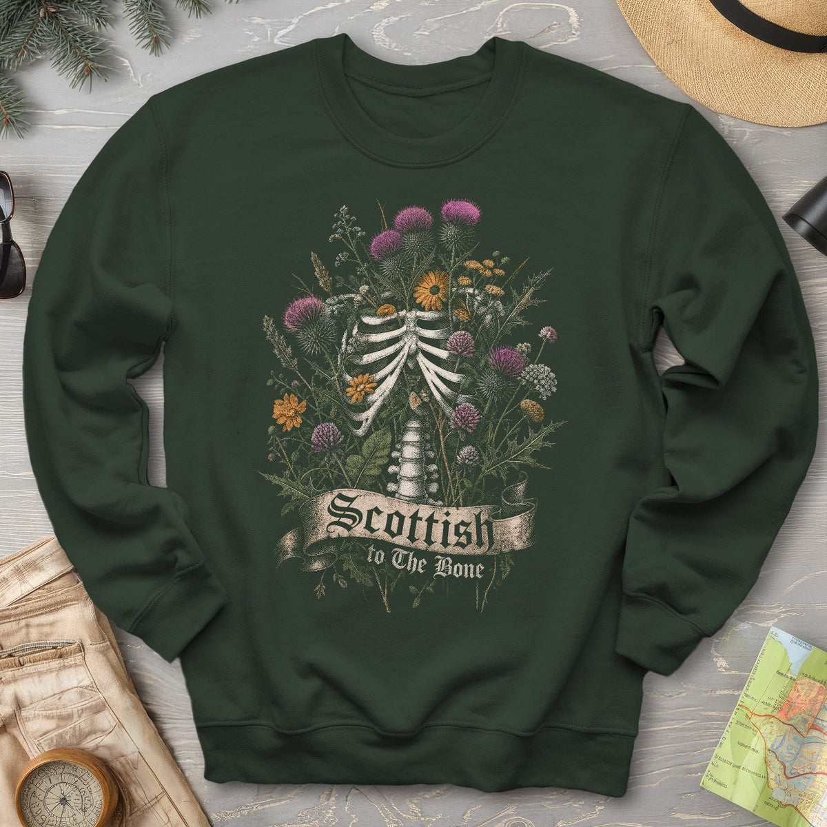 Scottish Bone Bouquet Sweatshirt
