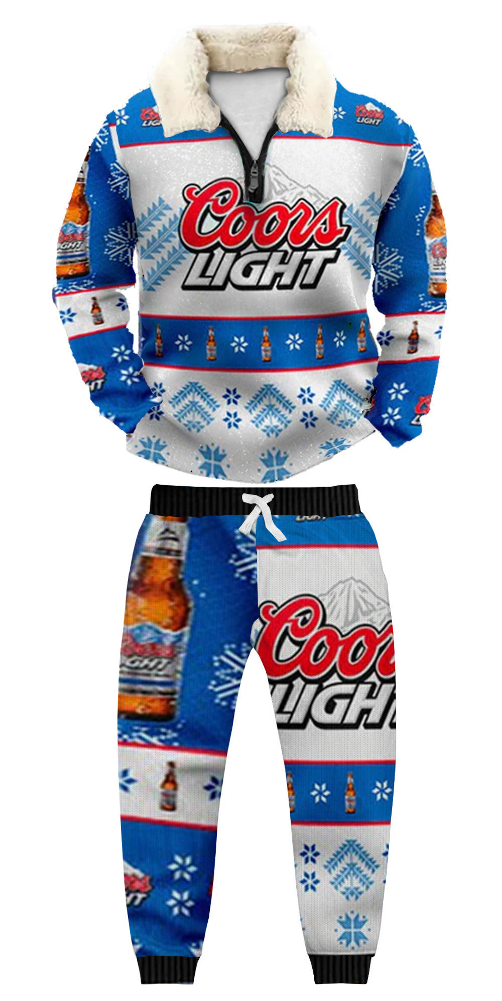 Ugly Quarter Zip Sweatshirt & Sweatpant Set 53ef
