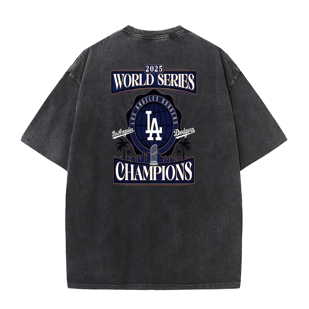 LA Championship Edition Double Print Graphic T-Shirt