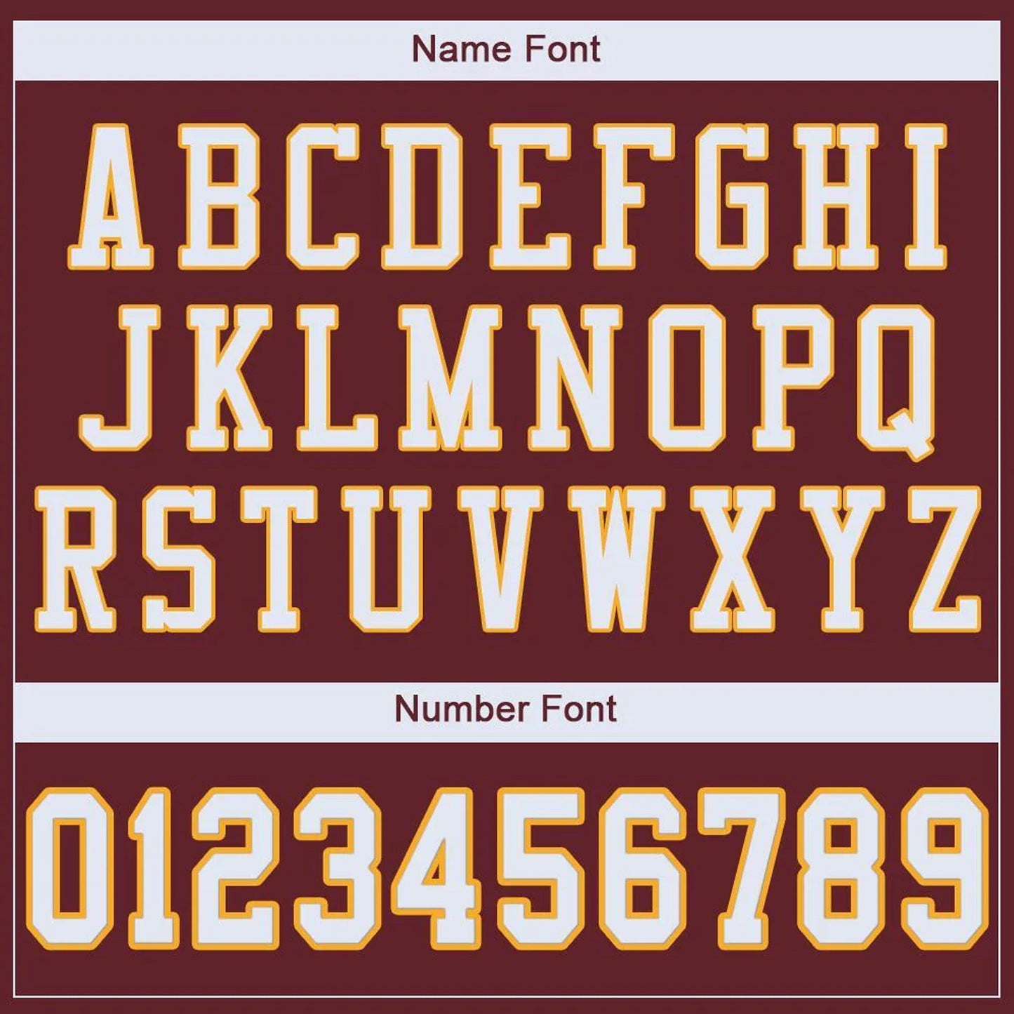 Burgundy White-Gold Authentic Custom Football Jersey