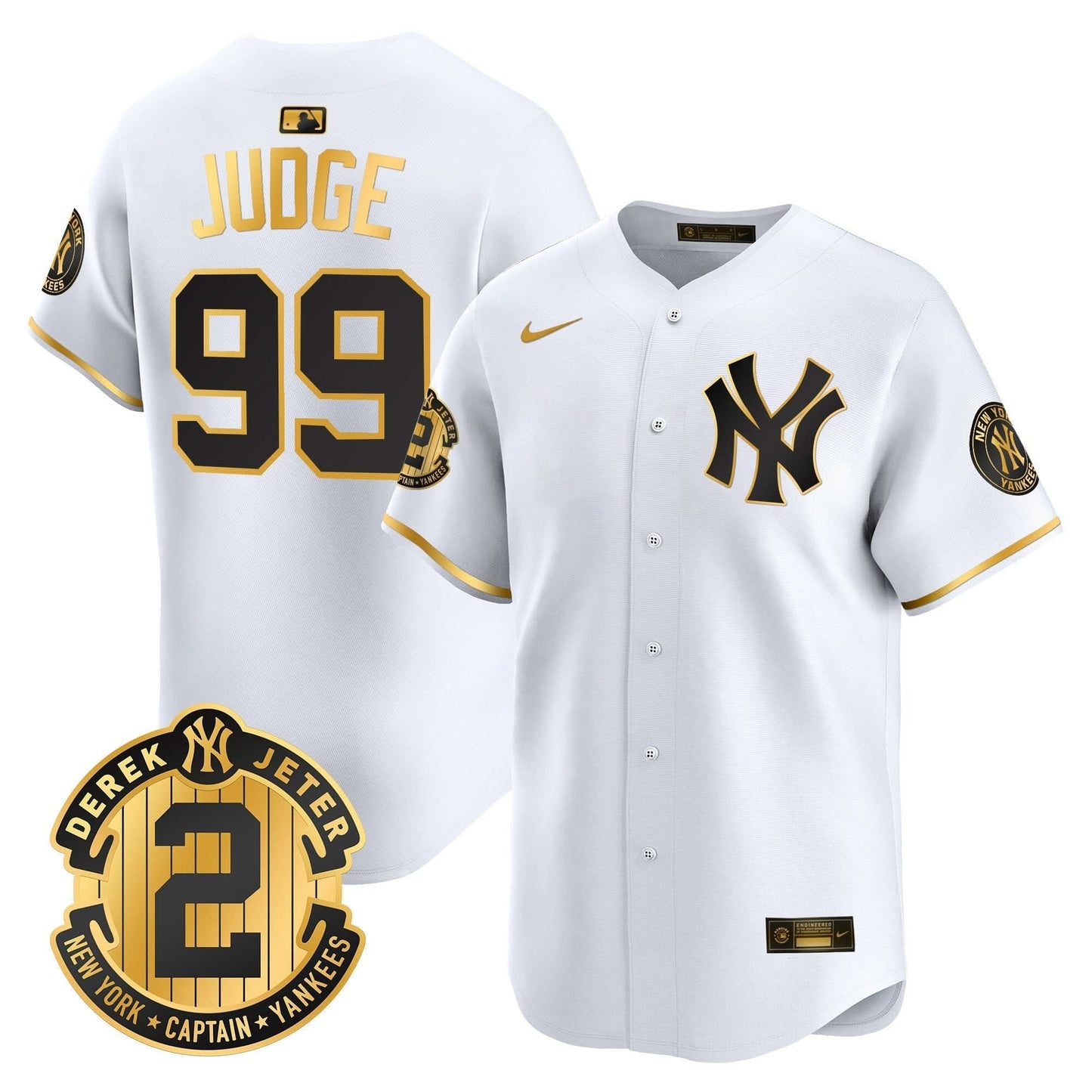 NYY 2026 Baseball Jersey – Legacy Patch Edition – All Stitched