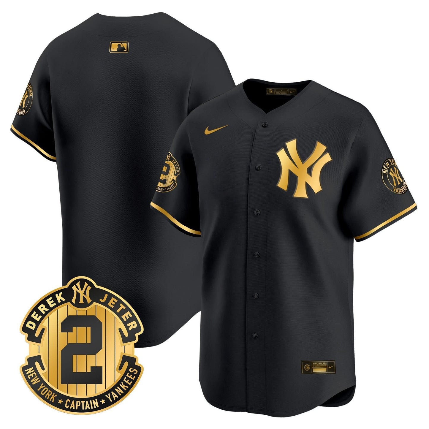 NYY 2026 Baseball Jersey – Legacy Patch Edition – All Stitched