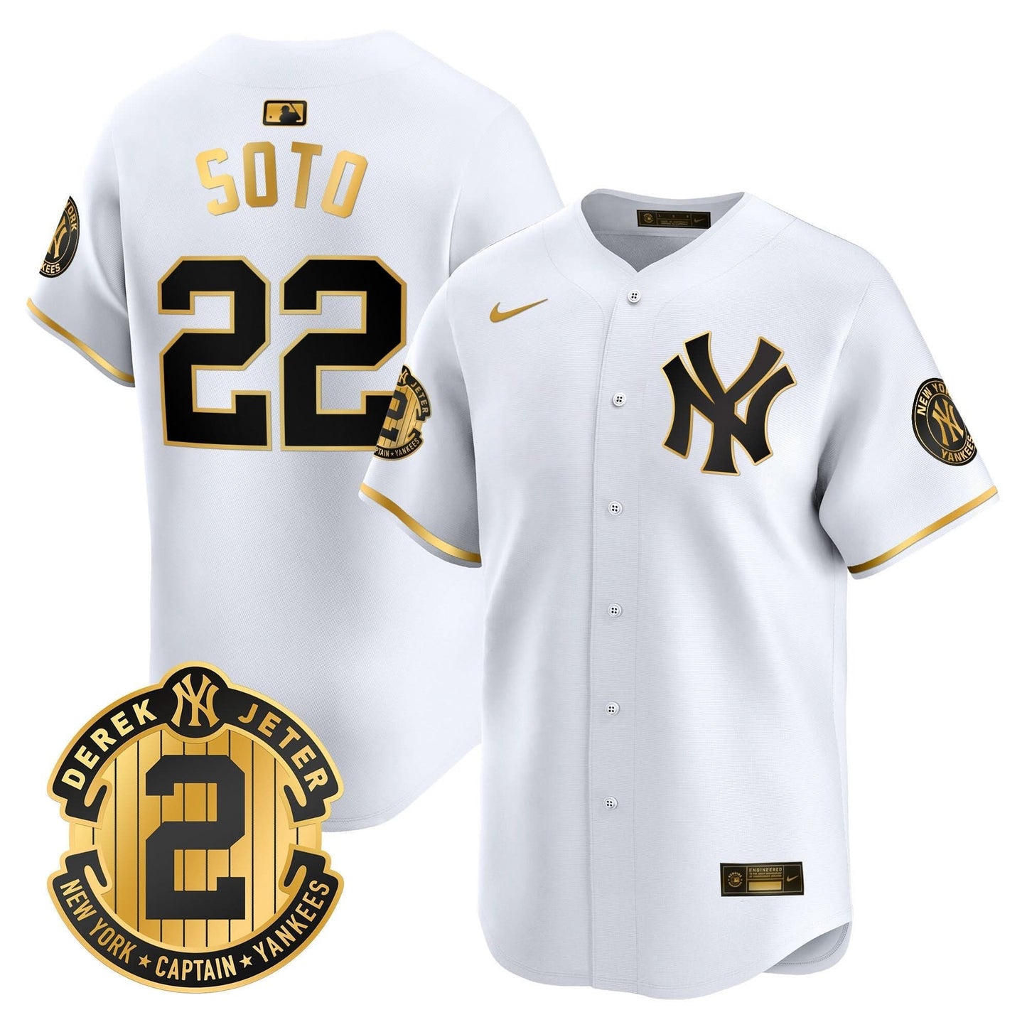 NYY 2026 Baseball Jersey – Legacy Patch Edition – All Stitched