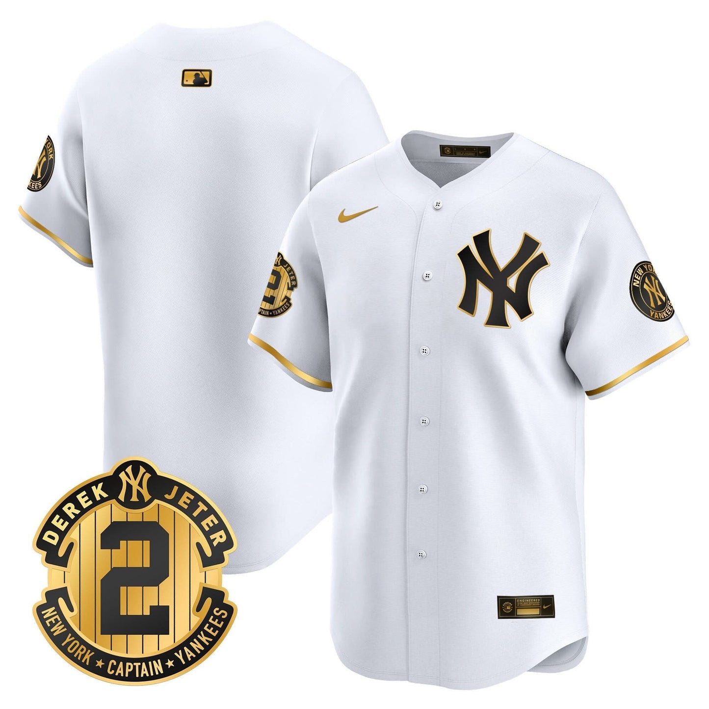 NYY 2026 Baseball Jersey – Legacy Patch Edition – All Stitched