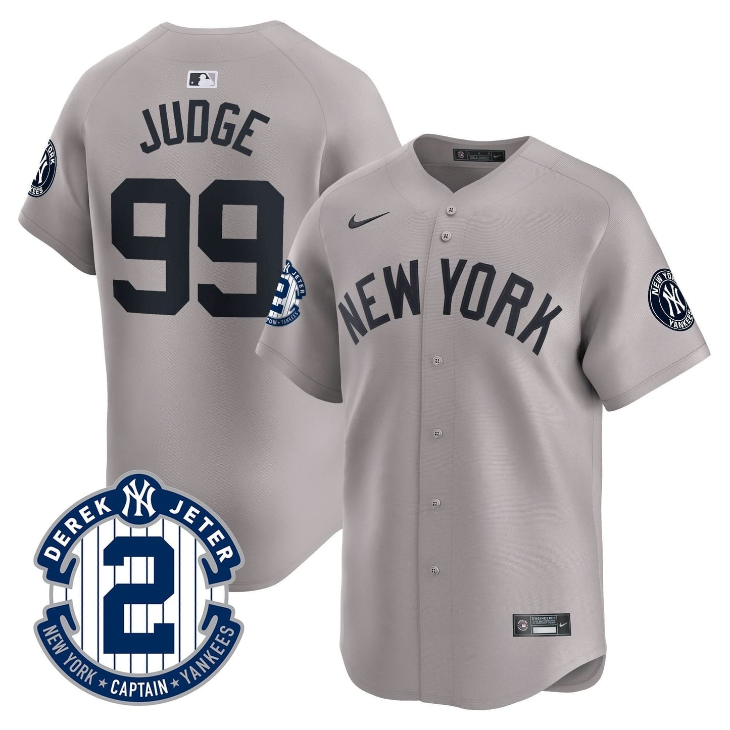 NYY 2026 Baseball Jersey – Legacy Patch Edition – All Stitched
