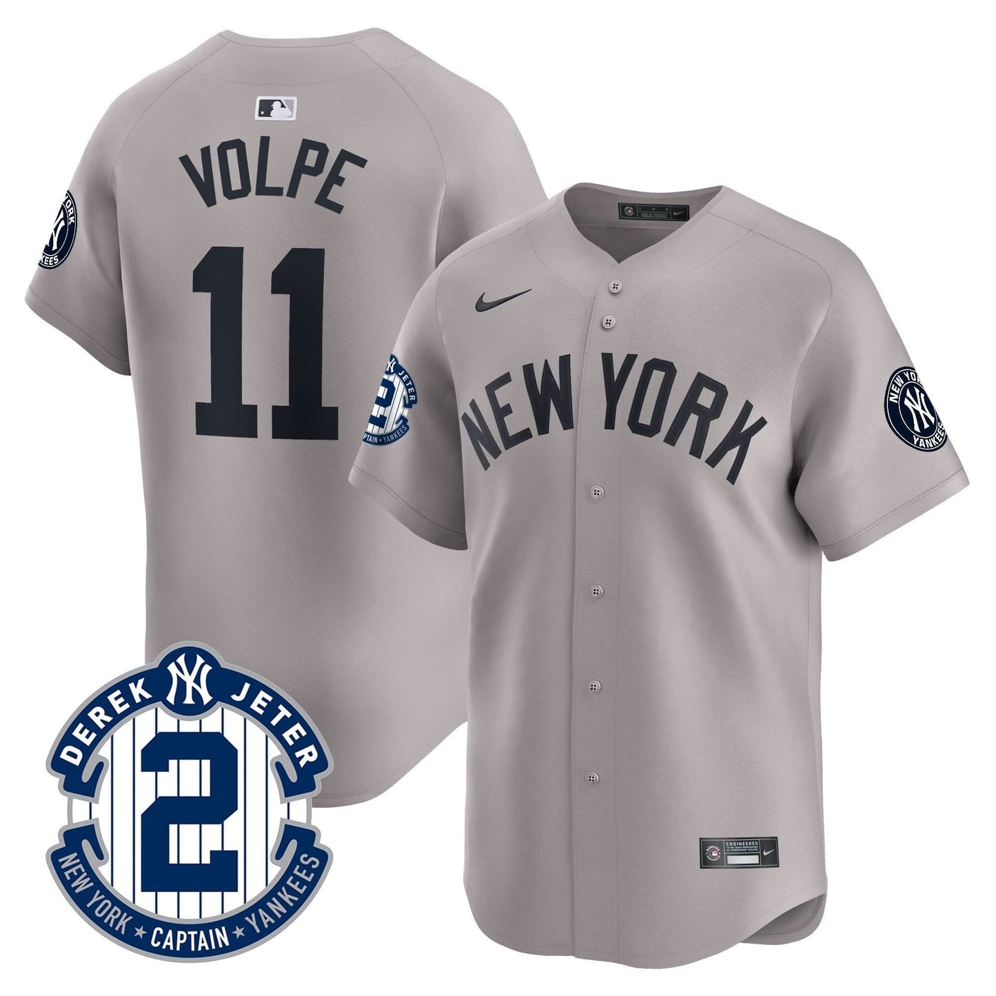 NYY 2026 Baseball Jersey – Legacy Patch Edition – All Stitched
