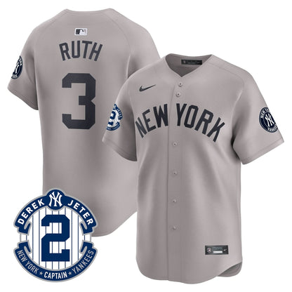 NYY 2026 Baseball Jersey – Legacy Patch Edition – All Stitched