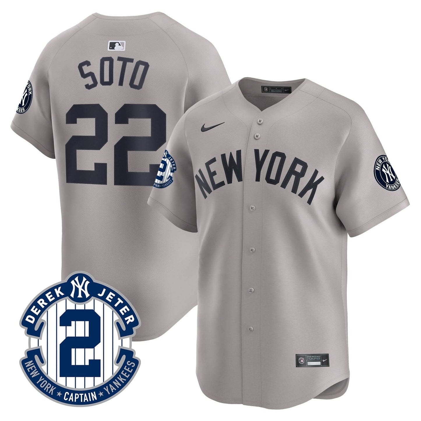 NYY 2026 Baseball Jersey – Legacy Patch Edition – All Stitched