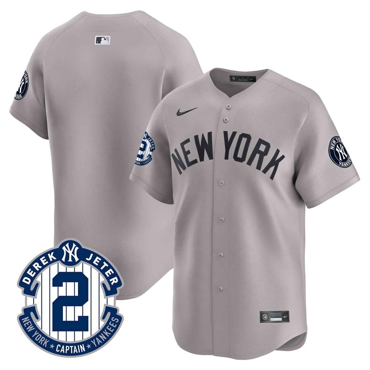 NYY 2026 Baseball Jersey – Legacy Patch Edition – All Stitched