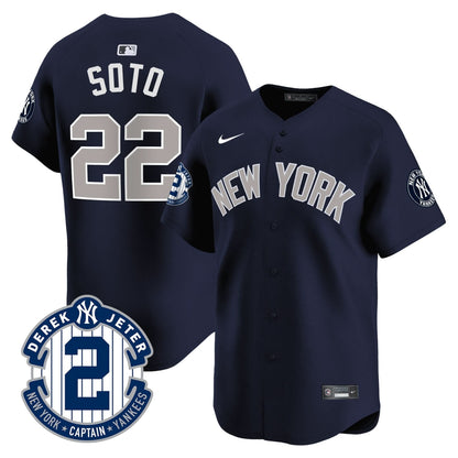 NYY 2026 Baseball Jersey – Legacy Patch Edition – All Stitched