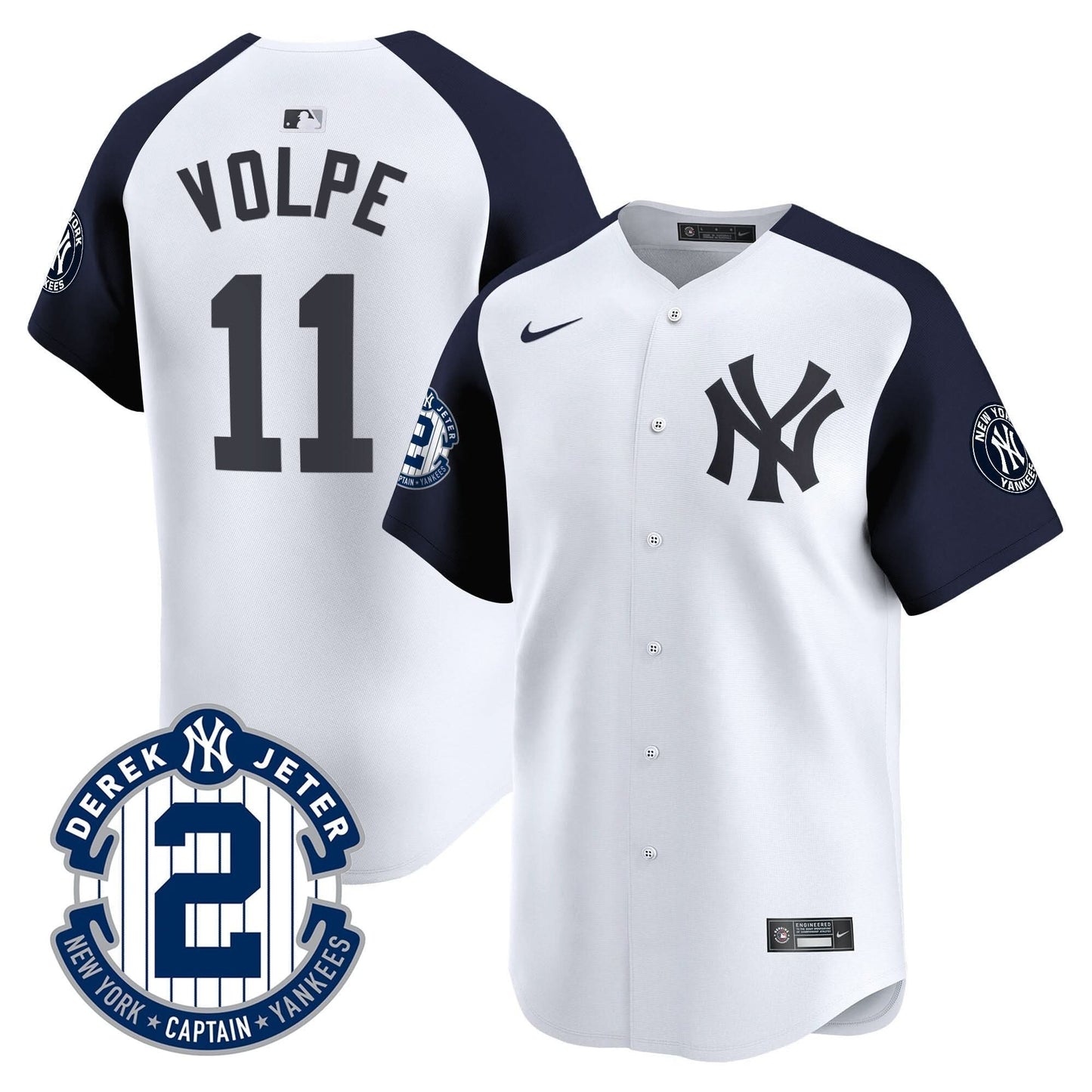 NYY 2026 Baseball Jersey – Legacy Patch Edition – All Stitched