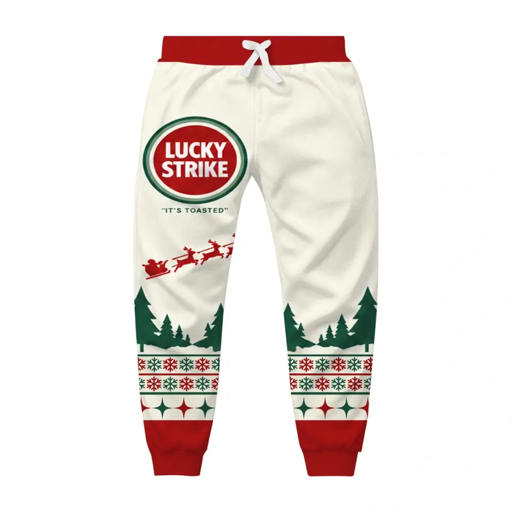 Holiday Smoke Ugly Quarter Zip Sweatshirt & Sweatpant Set