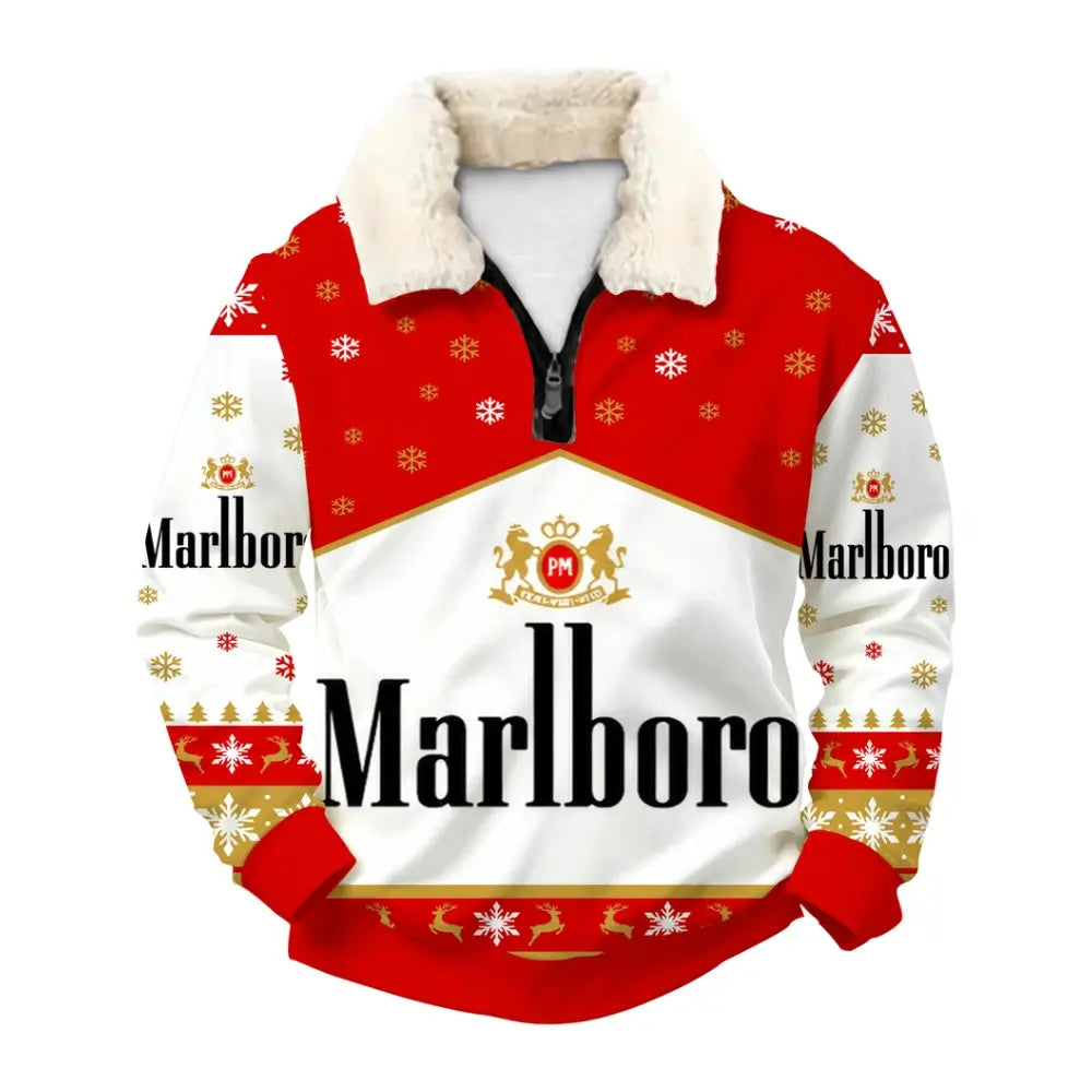 Holiday Smoke Ugly Quarter Zip Sweatshirt & Sweatpant Set
