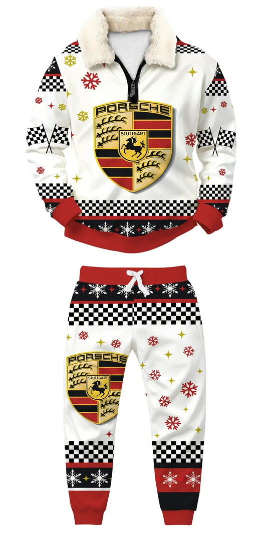 Luxury Racing Ugly Quarter Zip Sweatshirt & Sweatpant Set