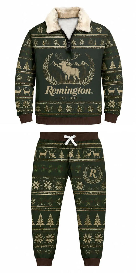 Outdoor Life Ugly Quarter Zip Sweatshirt & Sweatpant Set