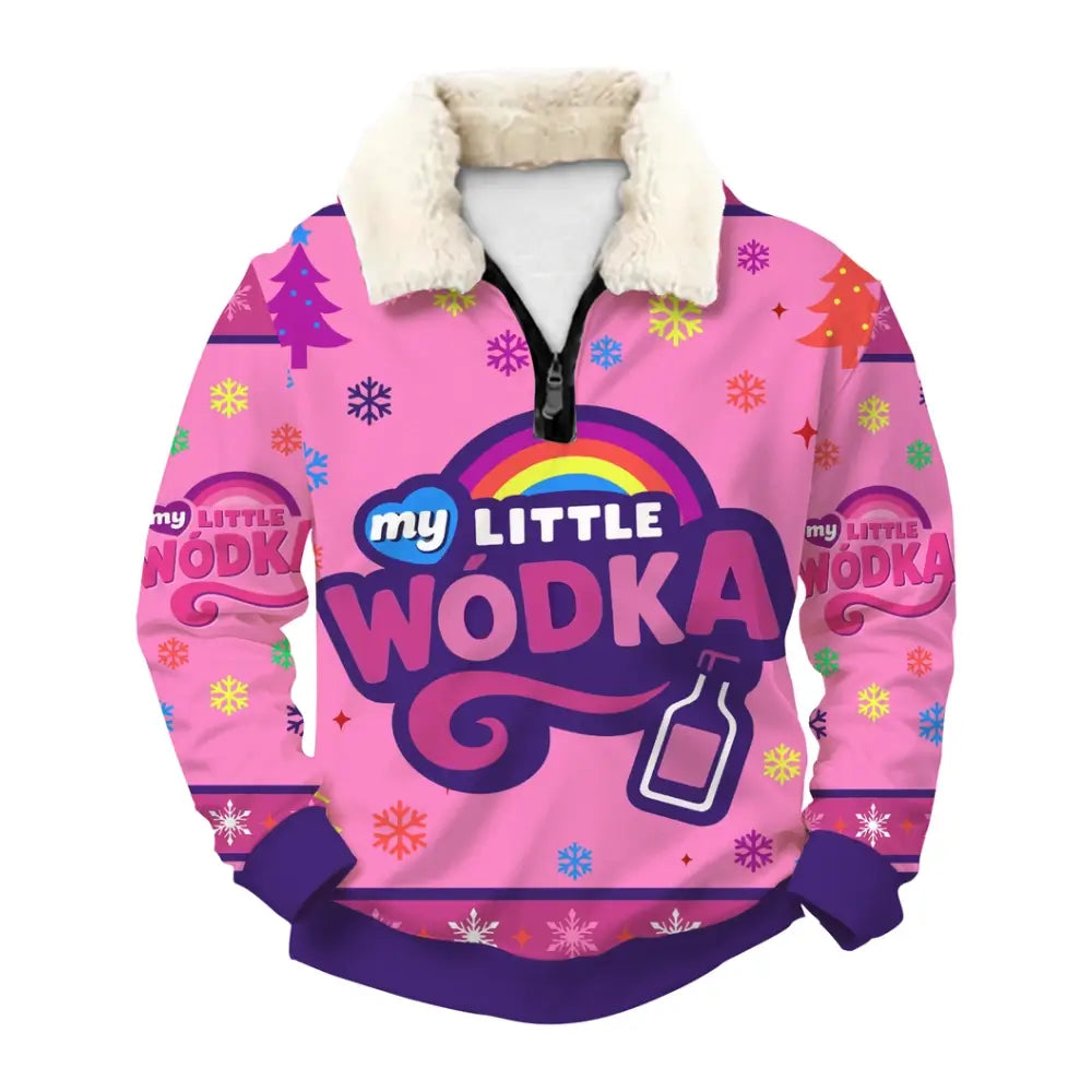Pink Potion Ugly Quarter Zip Sweatshirt & Sweatpant Set