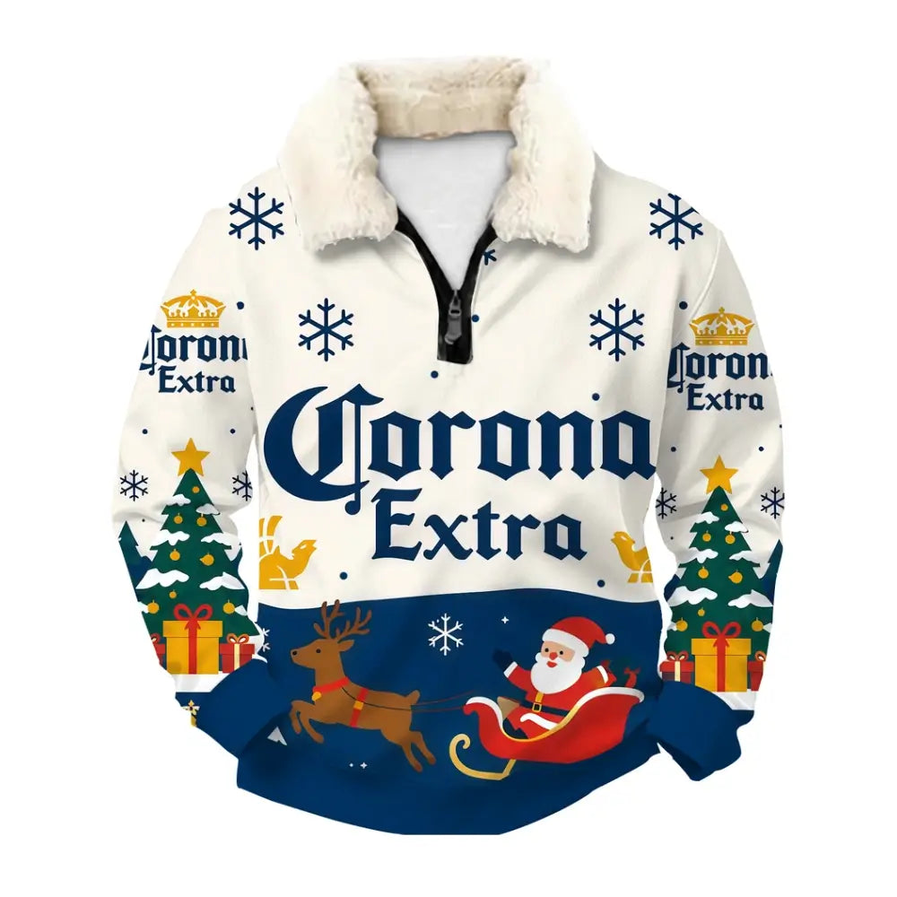 Snowy Brew Ugly Quarter Zip Sweatshirt & Sweatpant Set