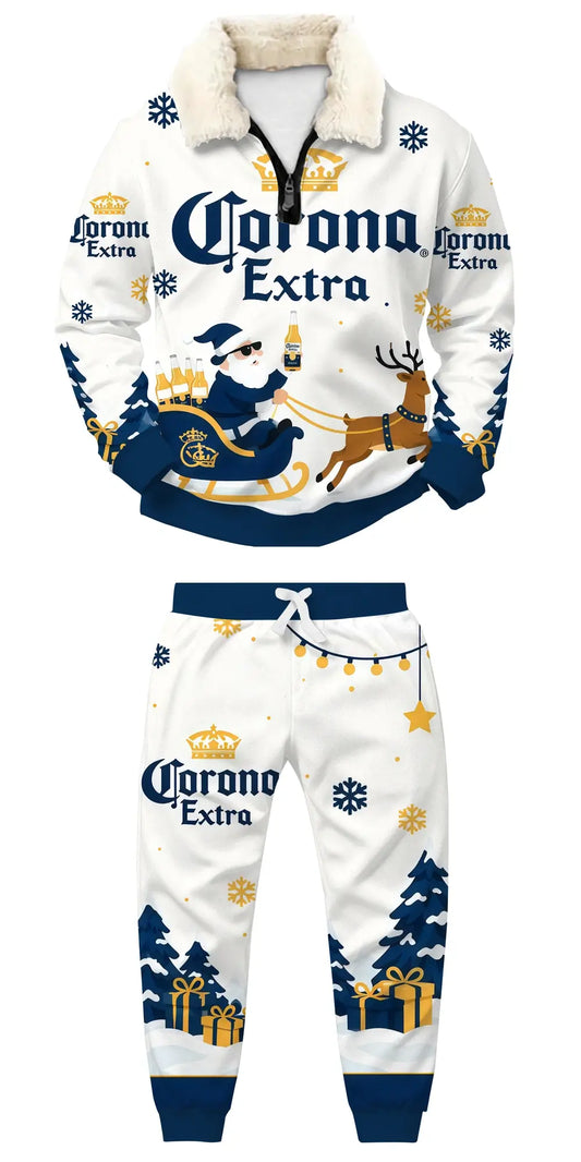 Tropical Brew Ugly Quarter Zip Sweatshirt & Sweatpant Set
